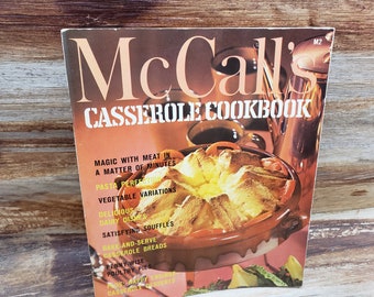McCalls Casserole cook book, 1972 vintage cookbook