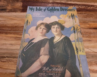 Publicité des années 1920, pochette, éphémère vintage