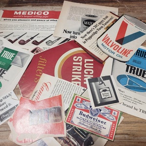 13 Pieces of advertising Ephemera  1960s lot 12