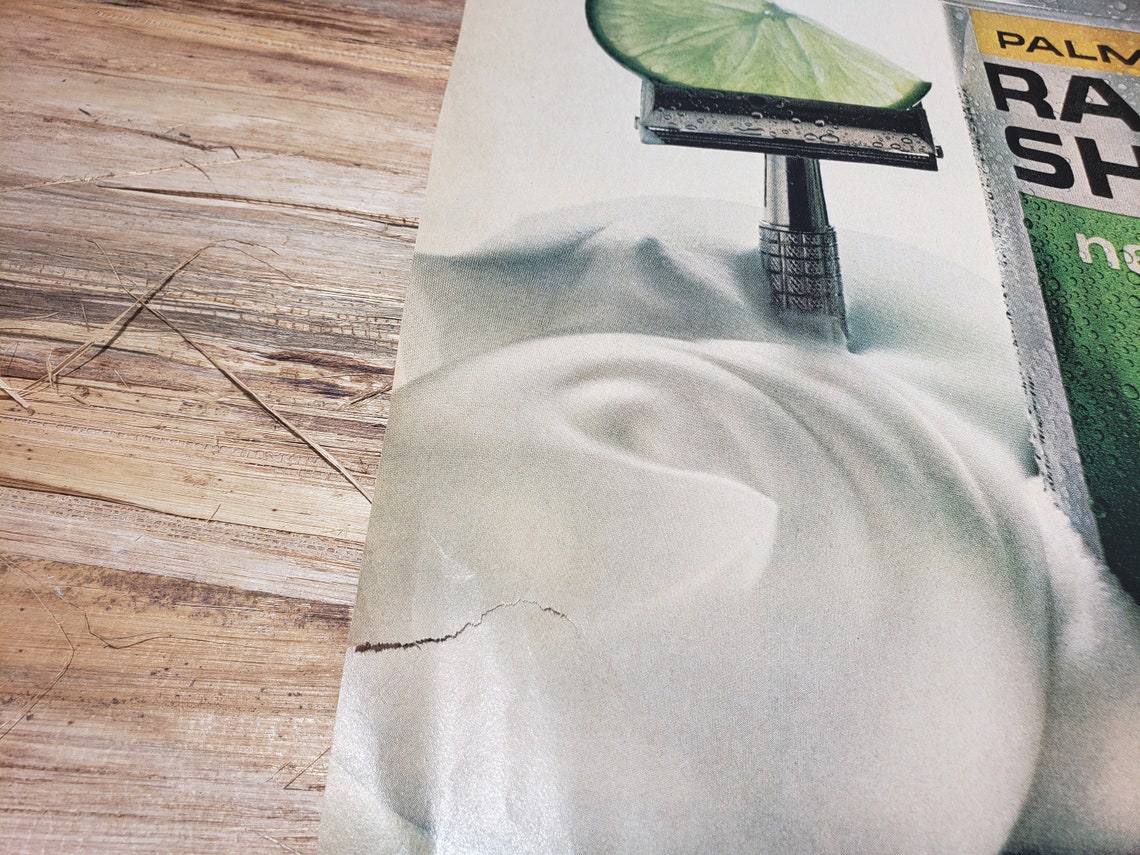 Vintage Palmolive Shaving Cream Ad, 1966 Vintage Ad Etsy