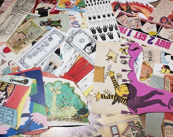 Más de 50 piezas de material efímero, no digital, de los años 1950 al 2000, lote 10