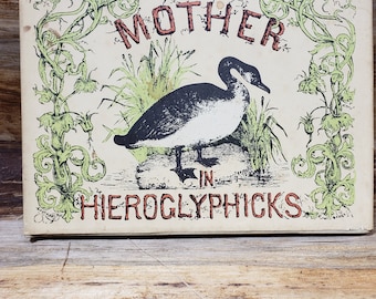 Mother  in  Hieroglyphicks 1962 vintage kids book