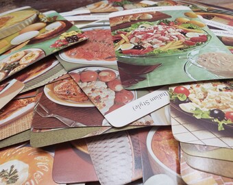 Plus de 100 cartes de recettes, cuisine vintage des années 1970