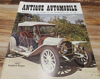 The Antique Automobile, janv. févr. 1961, volume 25, n° 1, magazine de voitures anciennes