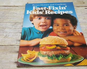 Fixez rapidement des recettes pour les enfants, de meilleures maisons et de meilleurs jardins. 1988, livre de cuisine vintage, livre de cuisine pour enfants