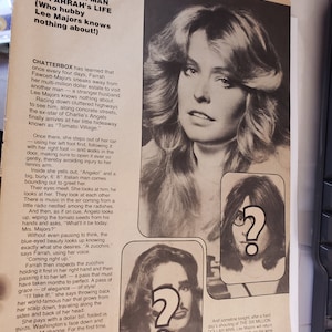 Vintage Chatterbox ad 1950s Farrah Fawcett