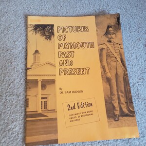 Large Paperback book Pictures of Plymouth michigan past and present, 1973