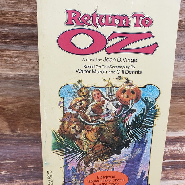 Return to OZ , 1985, vintage disney book,