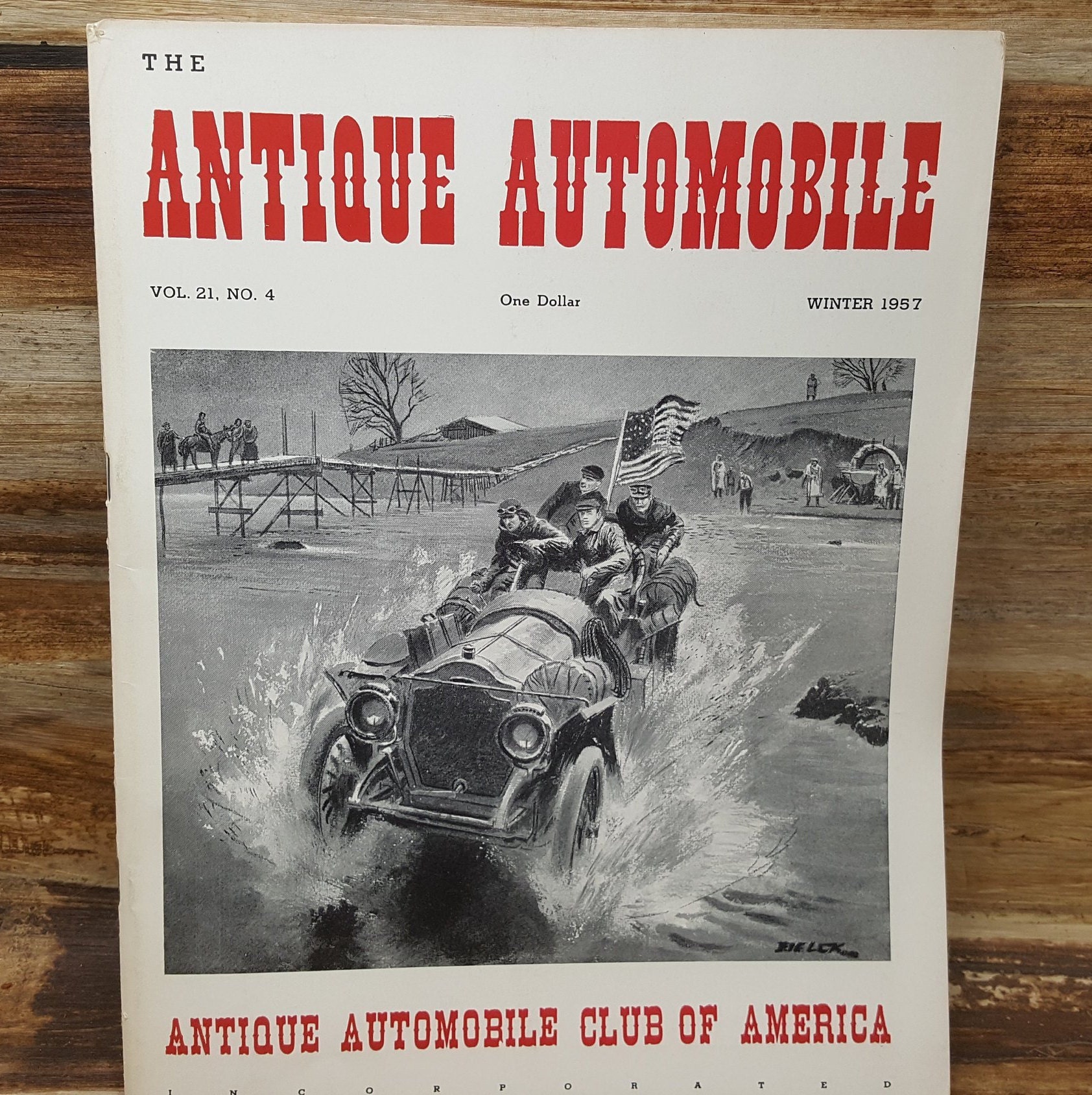 The Antique Automobile Winter 1957 Vol 21 No 4 Antique Etsy