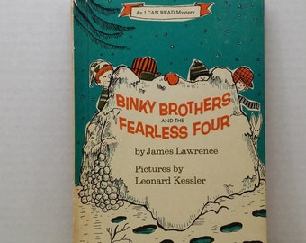 Binky Brothers and the Fearless Four, 1970, James Lawrence, Leonard Kessler, vintage kids book