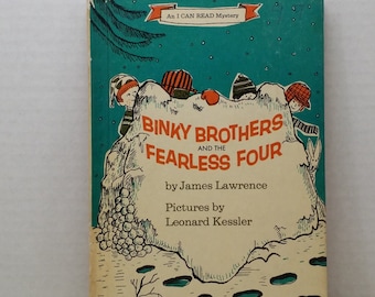 Binky Brothers and the Fearless Four, 1970, James Lawrence, Leonard Kessler, livre pour enfants vintage