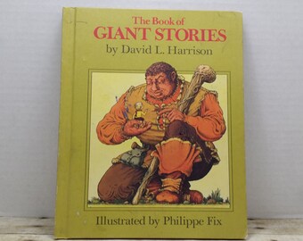 The Book of Giant Stories, 1972, David Harrison, vintage kids book