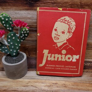 Junior, Dutch Book, 1954, Eleanor Francis Lattimore, Bewerking Clara Asshcher Pinkhof, Vintage kids book