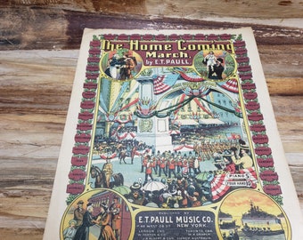 Publicité des années 1920, pochette, éphémère vintage