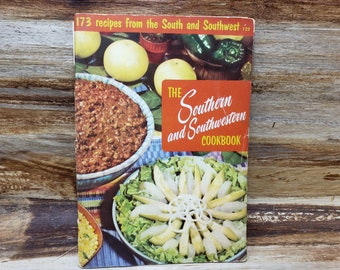 The  Southern and Southwestern Cook book, 1956, vintage cookbook