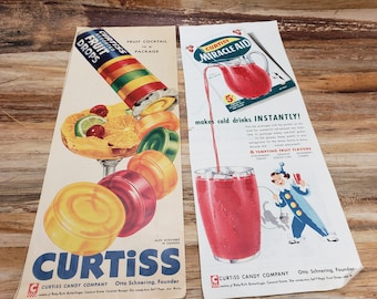 Curtiss Candy Company Vintage ad, set of 2 ads , vintage ads