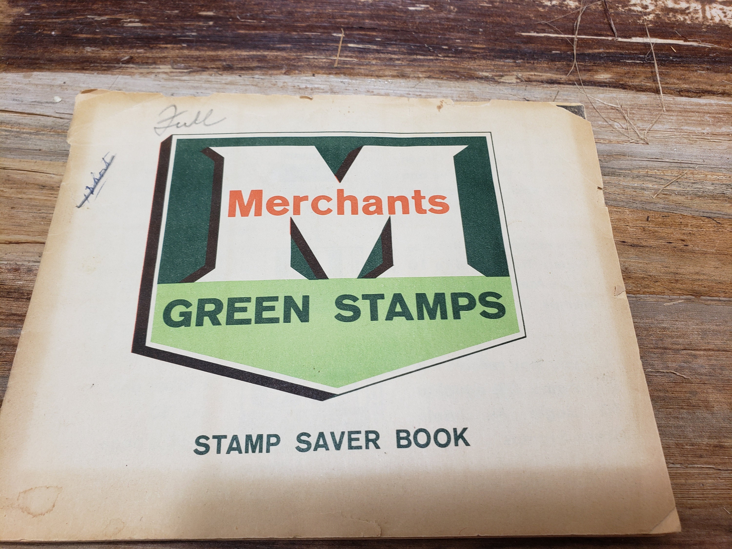 Merchants Green Stamps , Stamp Saver Book, 1960s Full Etsy