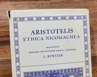 Aristotelis, Ethica Nicomachea, 1979 Oxford Classical Texts Greek