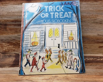 Trick or Treat, 1972, Louis Slobodkin, vintage kids book