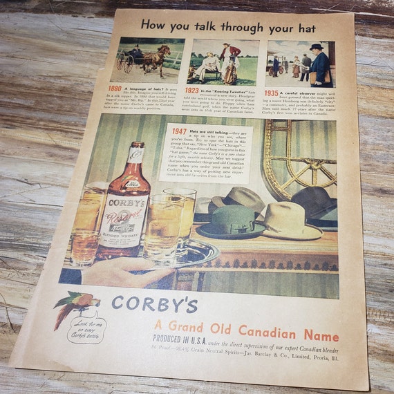 Vintage Hat Advertising (JAS) Vintage Hat Advertising (JAS)