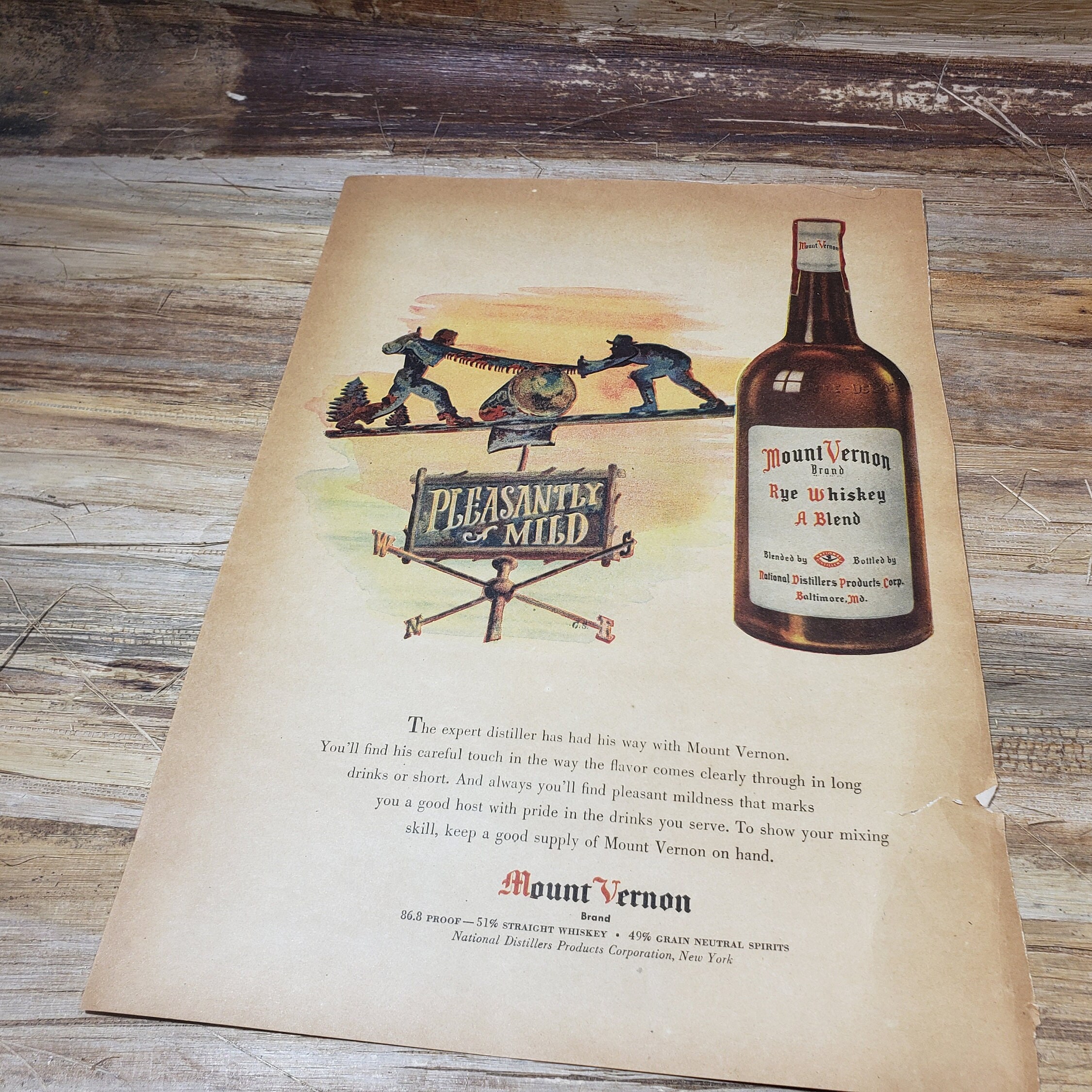 Mount Vernon ヴィンテージ　アンティーク　ウィスキーボトル Mount Vernon Cellar Bottle Reproduction The Shops at Mount