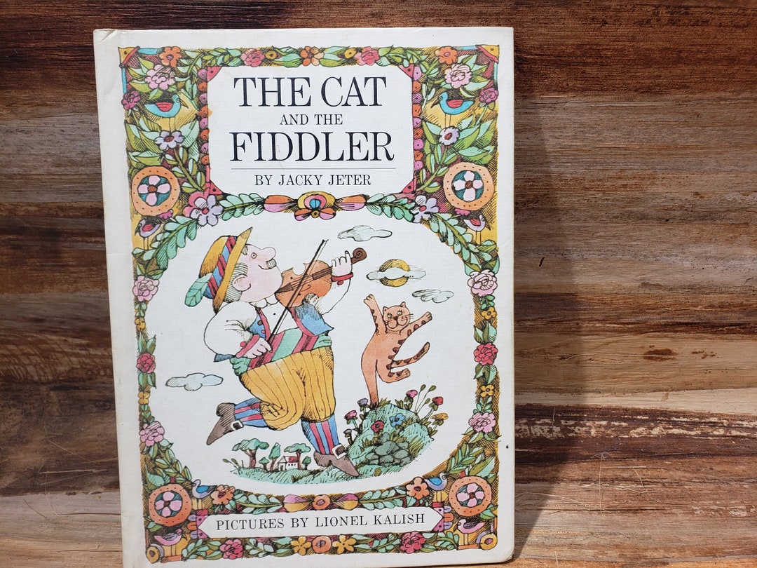 Kitty Fiddler The Cat and the Fiddler , 1968, Jacky Jeter, Vintage Kids Book - Etsy