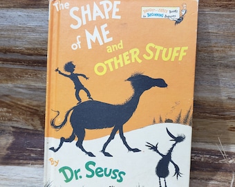 La forma de mí y otras cosas, 1973 Dr. Seuss, libro infantil vintage