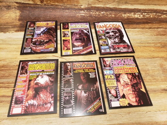Juego de cartas coleccionables de Fangoria, 1992, lote 10, revista de  terror, película de terror