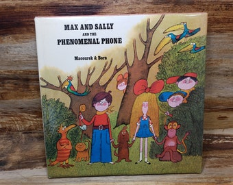 Max and Sally and the Phenomenal Phone, 1989, Macourek and Born, vintage kids book