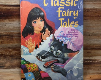 Classic Fairy Tales,READ DESCRIPTIONS,  1987, vintage kids book, baby book