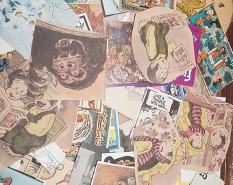 Over 60 pieces of scrapbook ephemera , not digital, lot 99