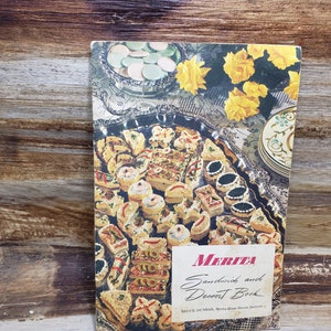 Merita Sandwich and Dessert Book, 1952, vintage cookbook
