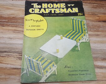 The Home Craftsman,  May June 1937, vintage magazine