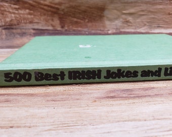 500 Best Irish Jokes and Limericks, 1964, vintage joke book