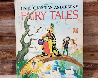 Contes de fées de Hans Christian Andersens, livre pour enfants vintage 1976