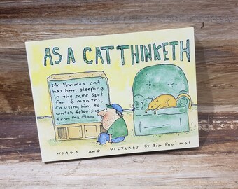 Como piensa un gato, 1993. Dibujos animados clásicos de gatos.