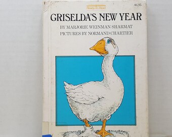 Griseldas New Year, 1979, READ  DESCRIPTIONS,  Marjorie Sharmot, Normand Chartier, vintage kids book