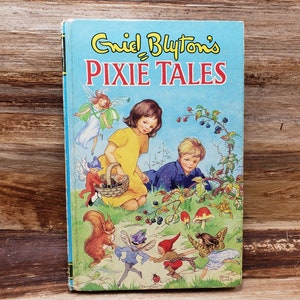 Pixie Tales, Enid Blyton, 1976, vintage kids book