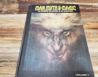 Man, Myth and Magic, 1970  Vintage supernatural book volume 1