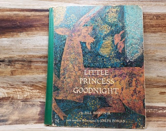 Little Princess Goodnight, 1976, READ DESCRIPTIONS,  Bill Martin Jr, vintage kids book
