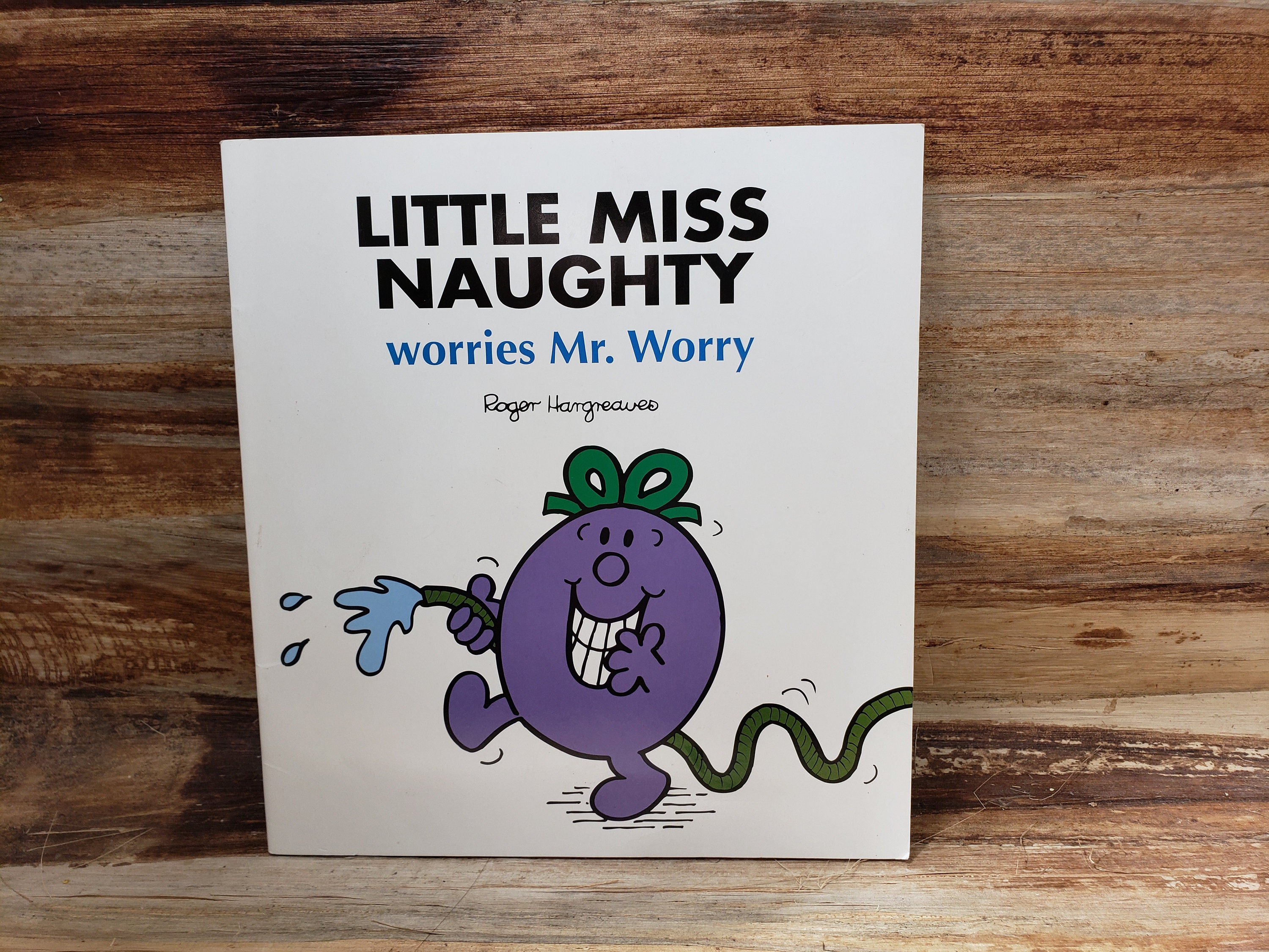 Large Size Little Miss Naughty Book, 1998, Mr Men . Roger