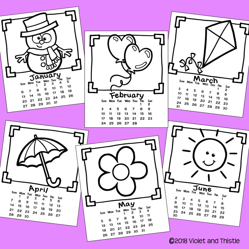 Kalender 2021 Für Kinder Zum Ausdrucken Kostenlos