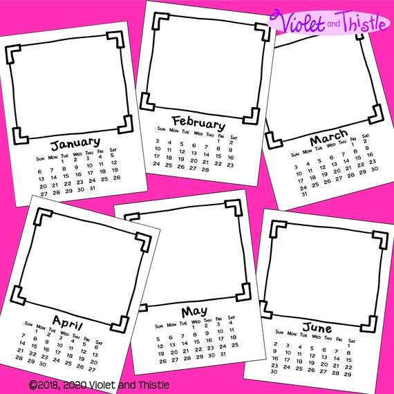 2024 2023 Kids Calendar Parent Christmas Gift for Parents Doodle Printable  Blank Calendar to Draw in for Drawing Activity Download DIGITAL - Etsy