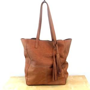 Sac en cuir marron pour femme, couleur de sac camel, sac bohème, cadeau pour la fête des maths, très grand sac en cuir