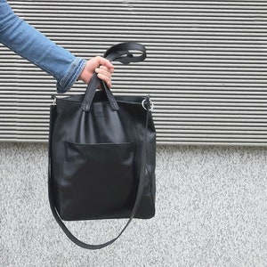Colisha Large Zipper Waterproof Hobo Bag Black Slouchy Tote Purse for Women  Soft PU Leather Shoulder Crossbody Handbags