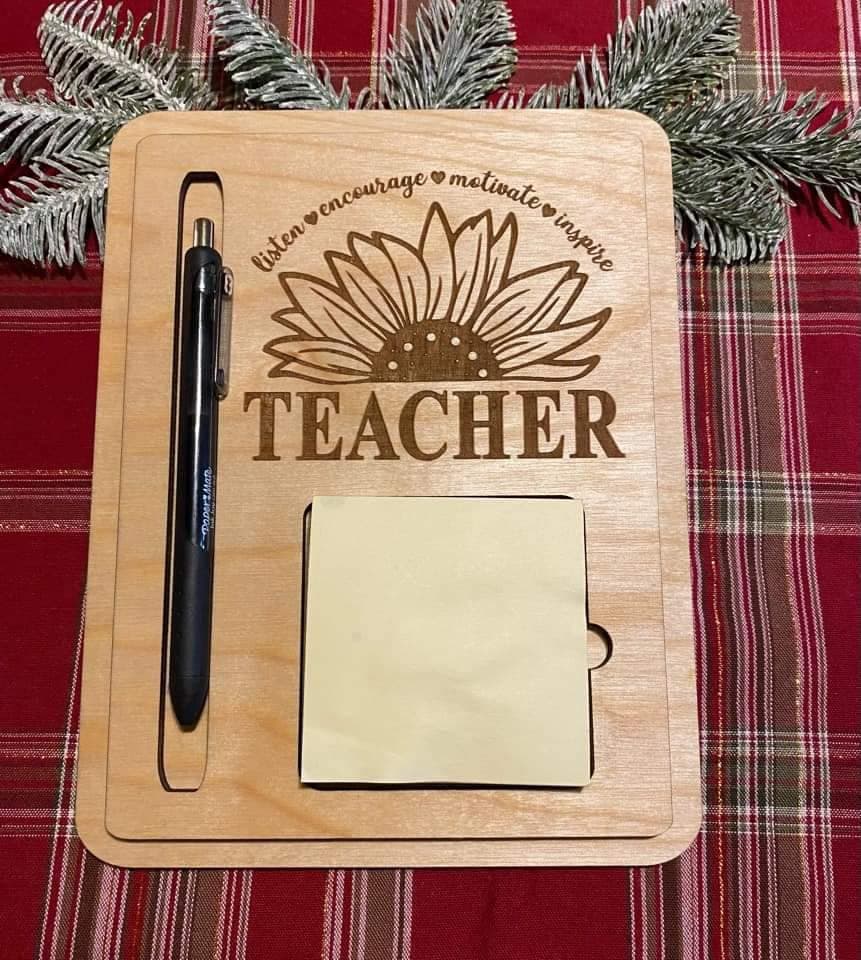 Sticky Note Pad Holder Digital File SVG Office Desk Essentials Etsy