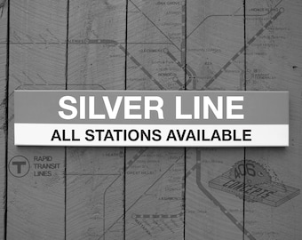 22" Officially Licensed CUSTOM SILVER LINE Sign