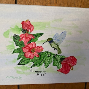 Hummingbird Painting