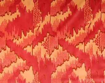 Beacon Hill Mirages flame stitch style fabric-Italian made cotton velvet-  1 yd
