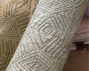 Beacon Hill silk/cotton matelasse in a pale green- very soft- 5 yards